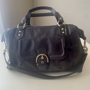 Coach Campbell Satchel in Dark Brown